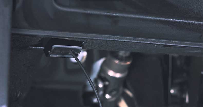 Navdy gets data from your vehicle's OBD-II port.