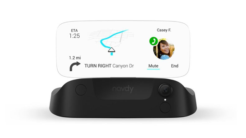 The Navdy Aftermarket Heads Up Display