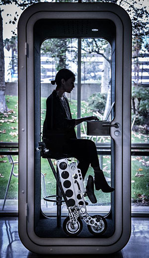 The URB-E is a good mobility solution for workers that spend too much time walking.